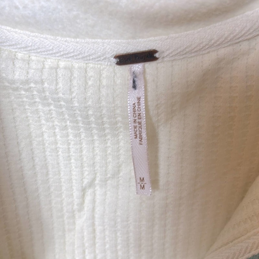 NEW Free People Ruby West Coat thermal lined shacket shirt jacket in Ivory combo - Picture 12 of 14